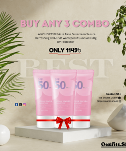 3 Pcs Japan Sakura Sunscreen